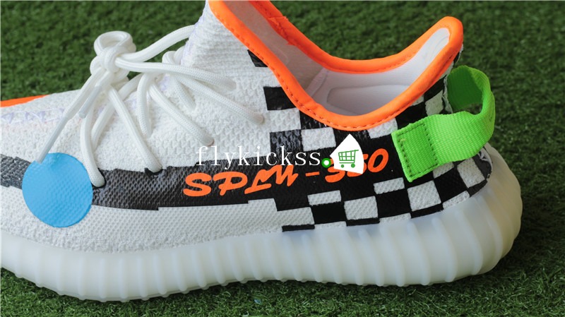 Off White x Adidas Yeezy Boost 350 V2 Custom